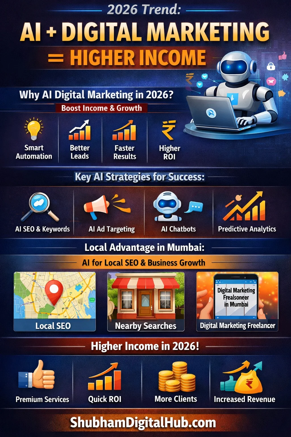 2026 Trend: AI + Digital Marketing = Higher Income/Digital Marketing Freelancer
